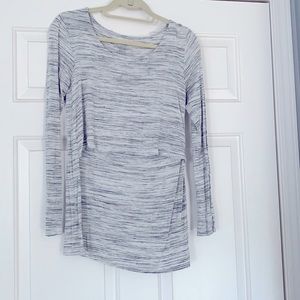 Motherhood Maternity long sleeve nursing top